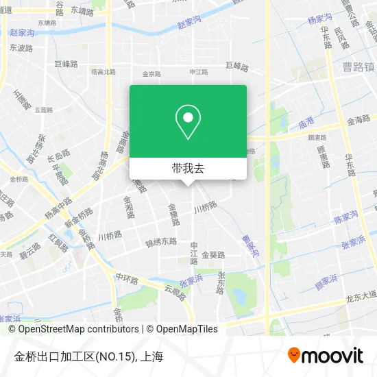 金桥出口加工区(NO.15)地图