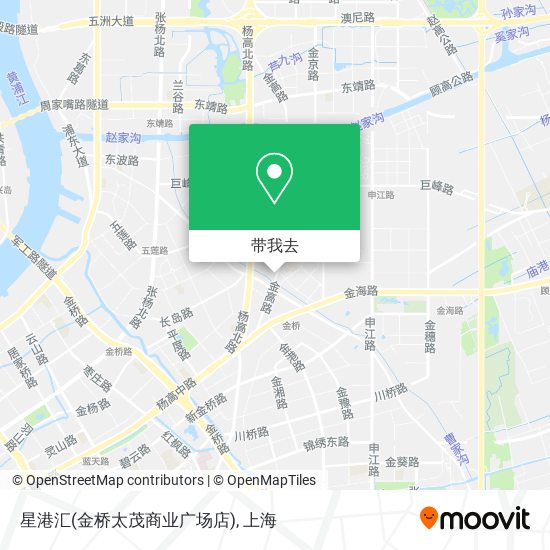 星港汇(金桥太茂商业广场店)地图