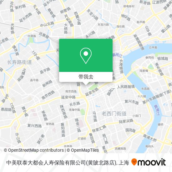 中美联泰大都会人寿保险有限公司(黄陂北路店)地图