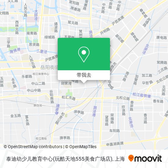 泰迪幼少儿教育中心(玩酷天地555美食广场店)地图