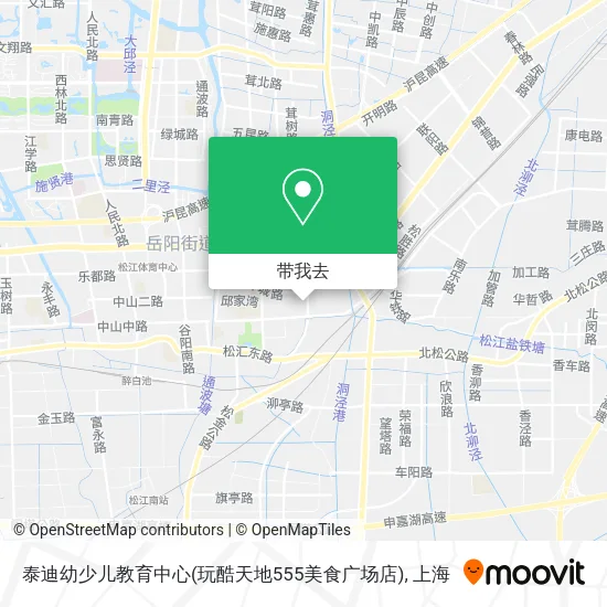 泰迪幼少儿教育中心(玩酷天地555美食广场店)地图