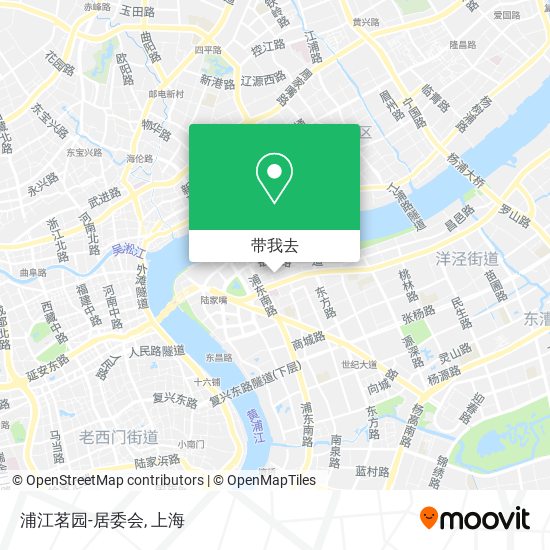 浦江茗园-居委会地图