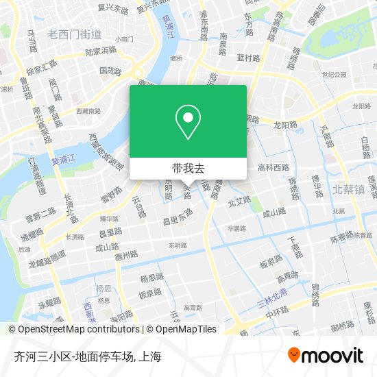 齐河三小区-地面停车场地图