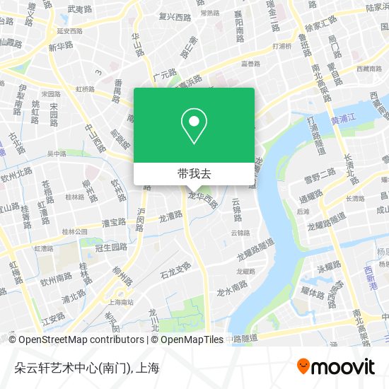 朵云轩艺术中心(南门)地图