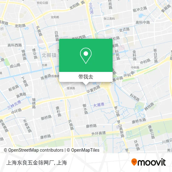 上海东良五金筛网厂地图