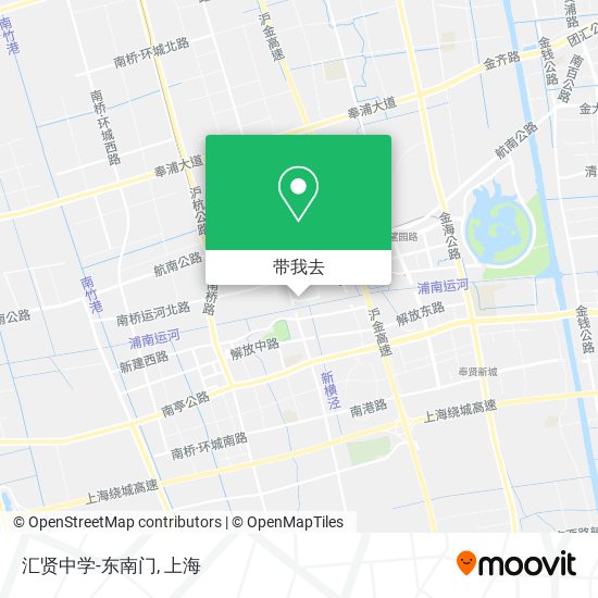汇贤中学-东南门地图