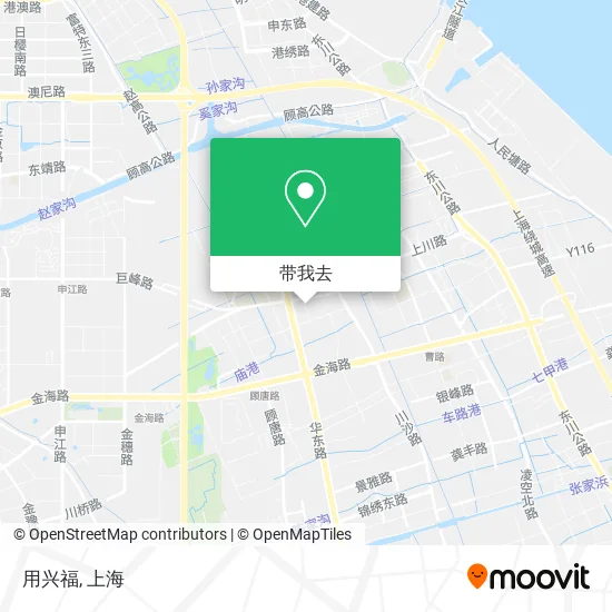 用兴福地图