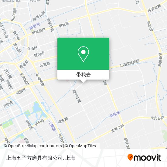 上海五子方磨具有限公司地图