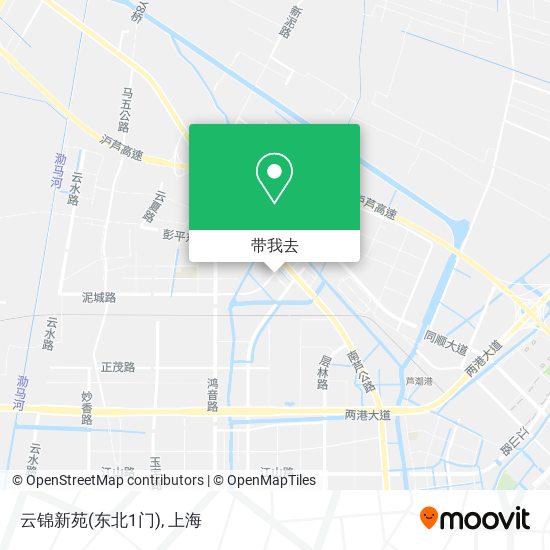 云锦新苑(东北1门)地图