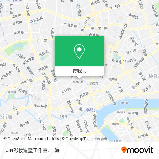 JIN彩妆造型工作室地图