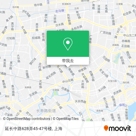 延长中路628弄45-47号楼地图