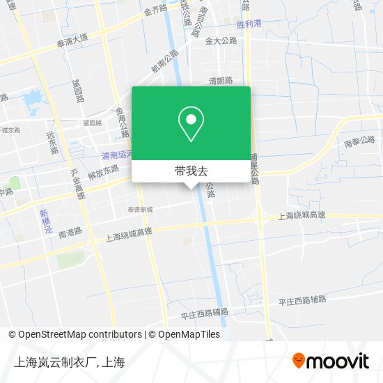 上海岚云制衣厂地图