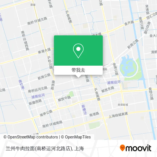 兰州牛肉拉面(南桥运河北路店)地图