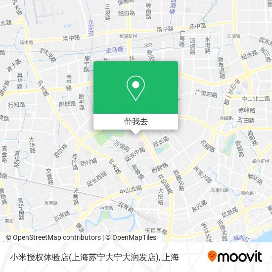 小米授权体验店(上海苏宁大宁大润发店)地图