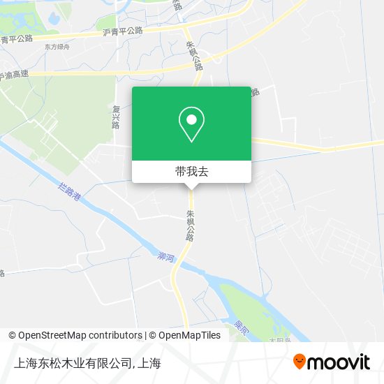 上海东松木业有限公司地图