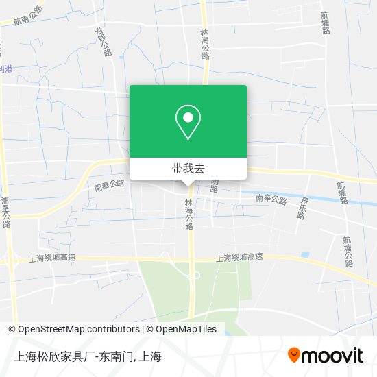 上海松欣家具厂-东南门地图