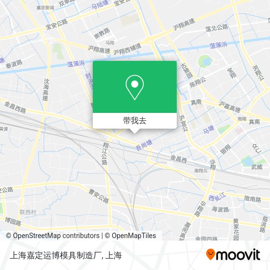上海嘉定运博模具制造厂地图