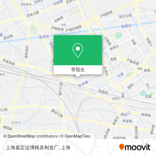 上海嘉定运博模具制造厂地图