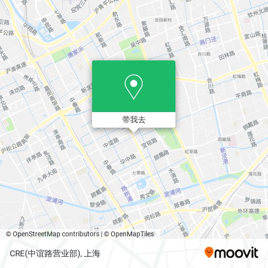 CRE(中谊路营业部)地图