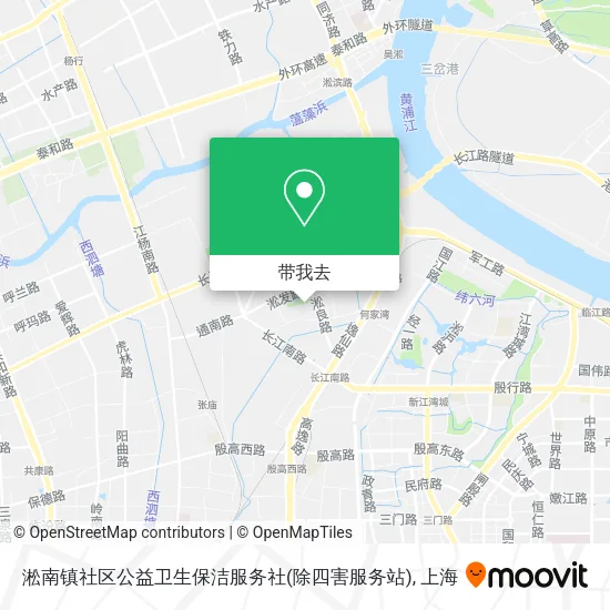淞南镇社区公益卫生保洁服务社(除四害服务站)地图
