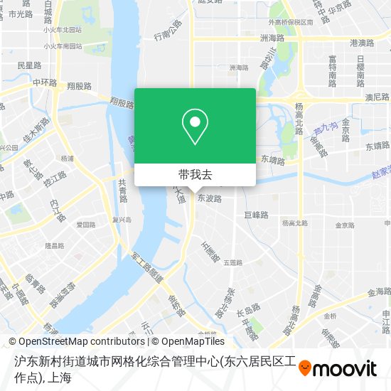 沪东新村街道城市网格化综合管理中心(东六居民区工作点)地图
