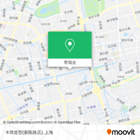 卡琪造型(新陈路店)地图