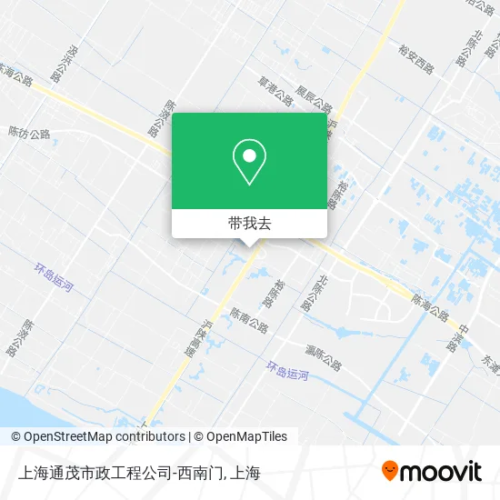上海通茂市政工程公司-西南门地图