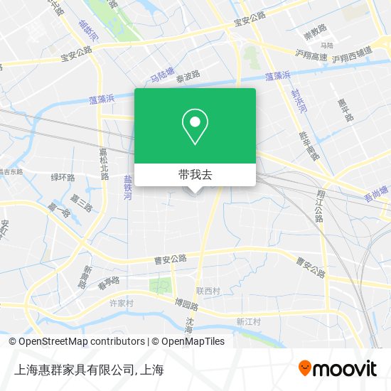 上海惠群家具有限公司地图