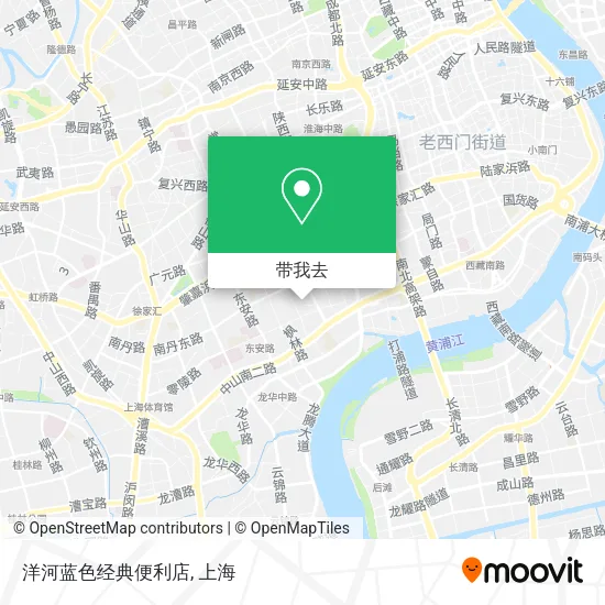 洋河蓝色经典便利店地图
