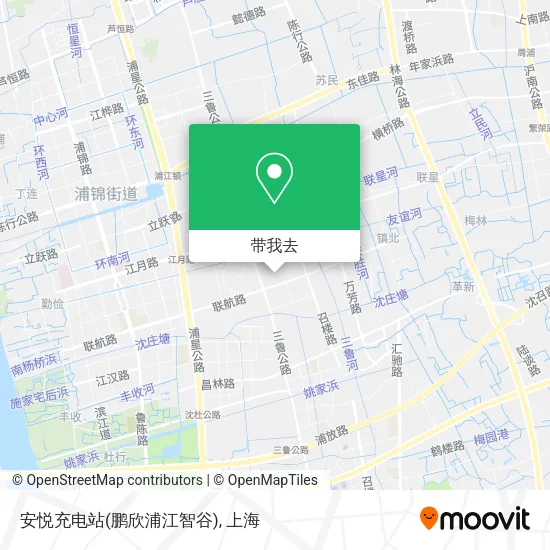 安悦充电站(鹏欣浦江智谷)地图