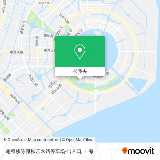 谢稚柳陈佩秋艺术馆停车场-出入口地图