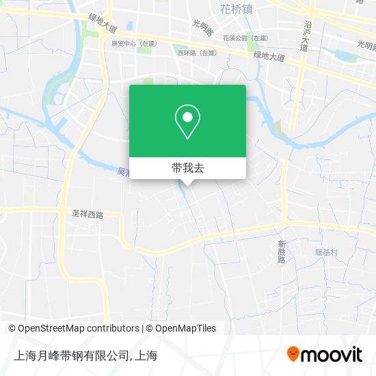 上海月峰带钢有限公司地图