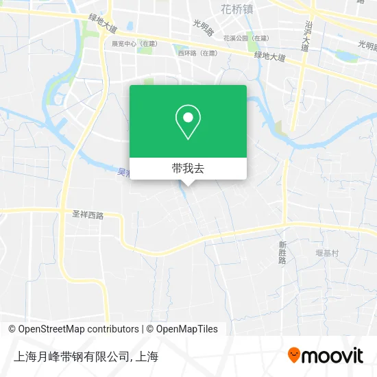 上海月峰带钢有限公司地图