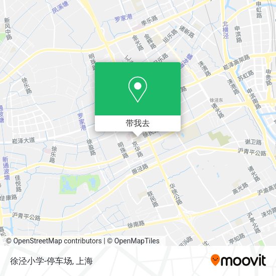 徐泾小学-停车场地图