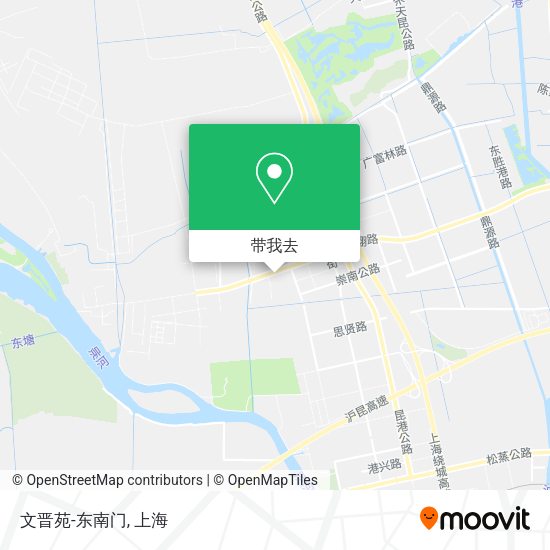 文晋苑-东南门地图