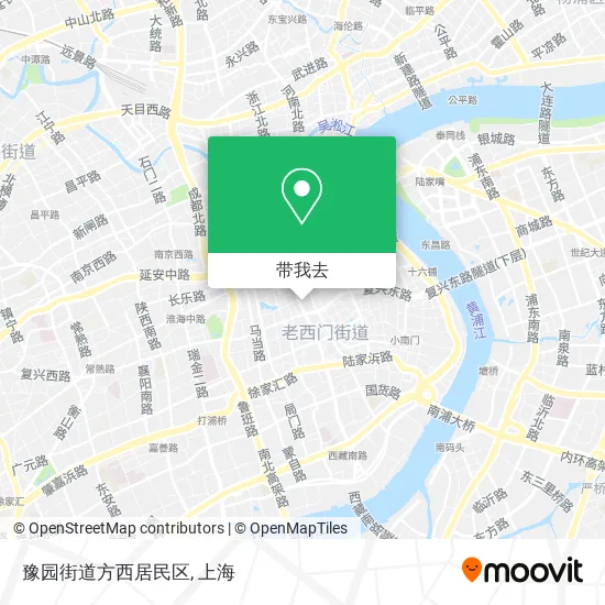 豫园街道方西居民区地图