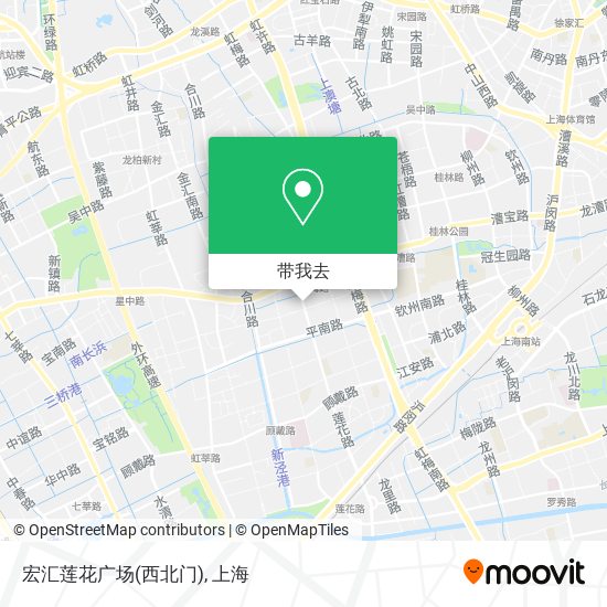 宏汇莲花广场(西北门)地图