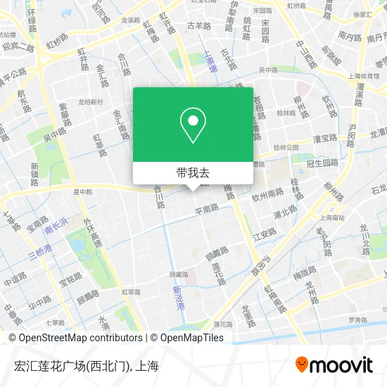 宏汇莲花广场(西北门)地图