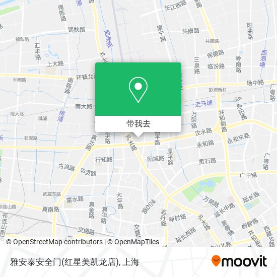 雅安泰安全门(红星美凯龙店)地图