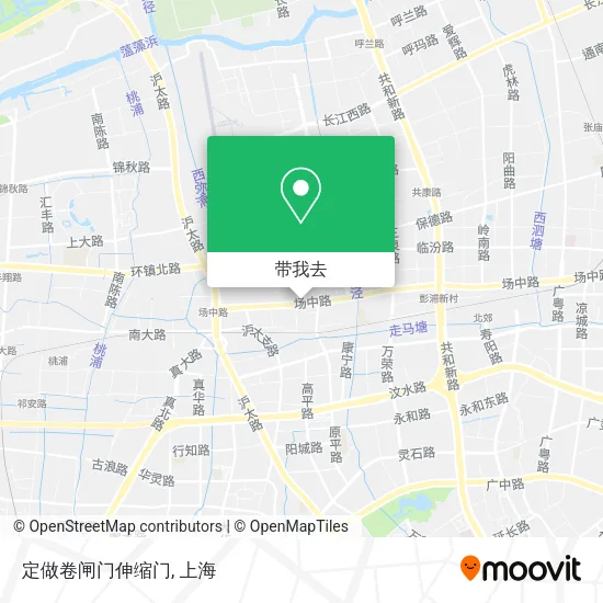 定做卷闸门伸缩门地图