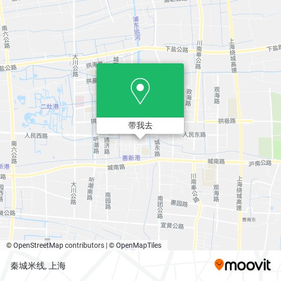 秦城米线地图