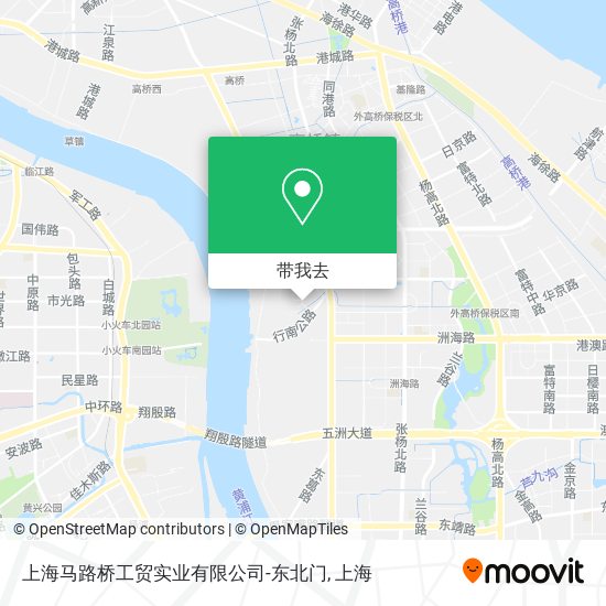 上海马路桥工贸实业有限公司-东北门地图