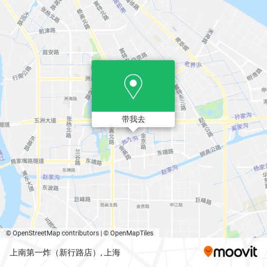 上南第一炸（新行路店）地图