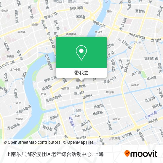 上南乐居周家渡社区老年综合活动中心地图