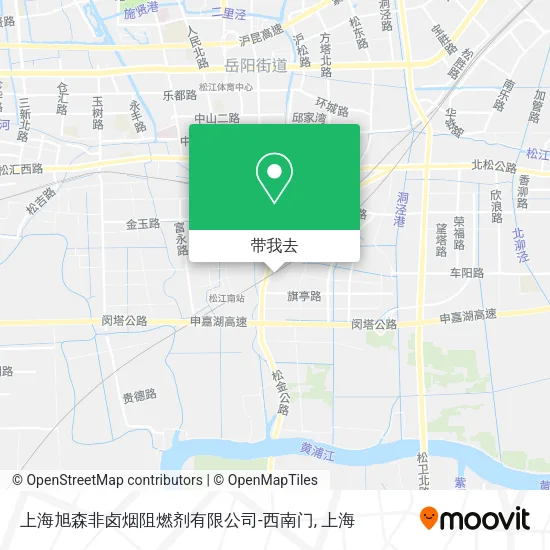 上海旭森非卤烟阻燃剂有限公司-西南门地图
