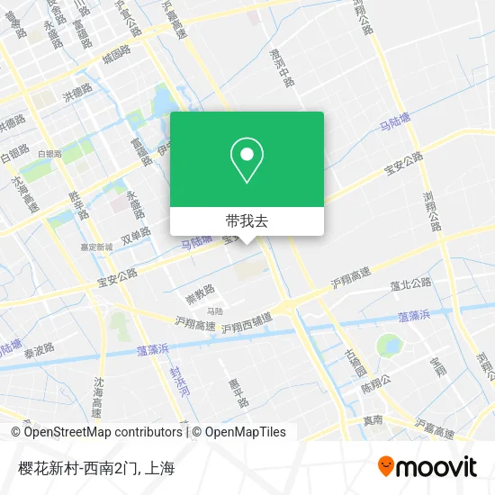 樱花新村-西南2门地图