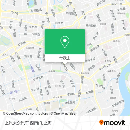 上汽大众汽车-西南门地图
