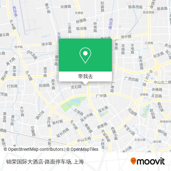 锦荣国际大酒店-路面停车场地图