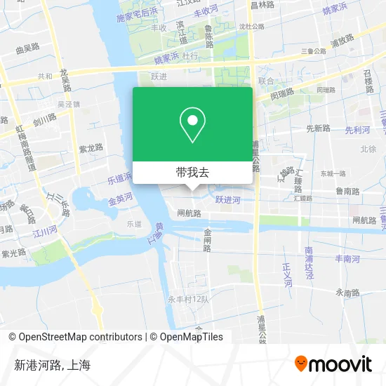 新港河路地图
