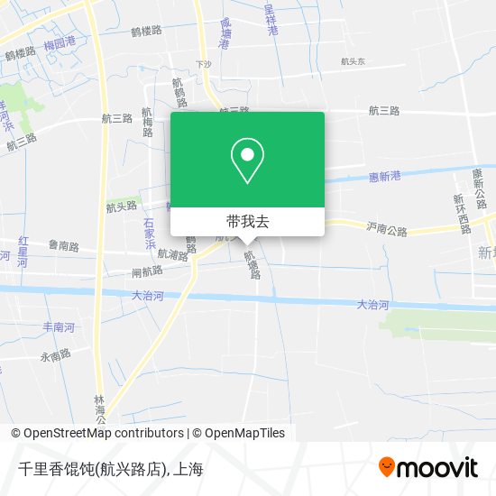 千里香馄饨(航兴路店)地图